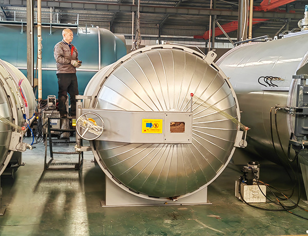 防腐衬胶卧式硫化罐